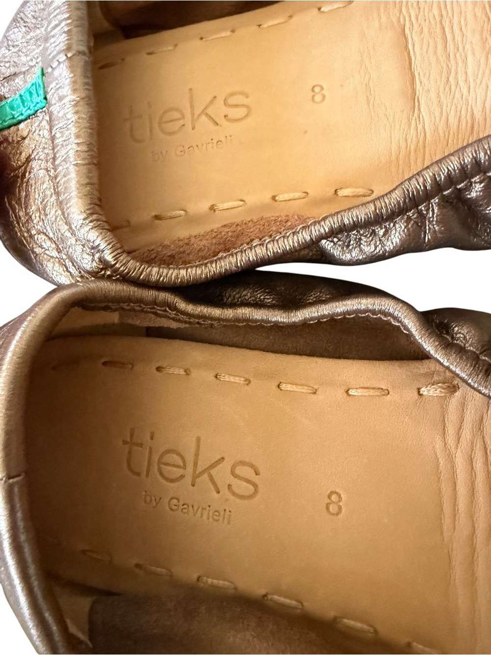 Tieks by Gavrieli Metallic Bronze Ballet Flats Size 8 - Picture 7 of 12
